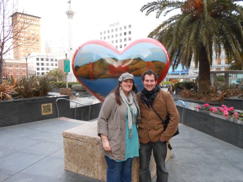Pandy & Bob Union Sq Heart