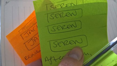 SBTS Seren and Jack PostIts